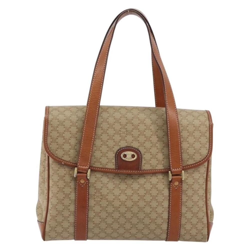 Celine Macadam Handbag Beige